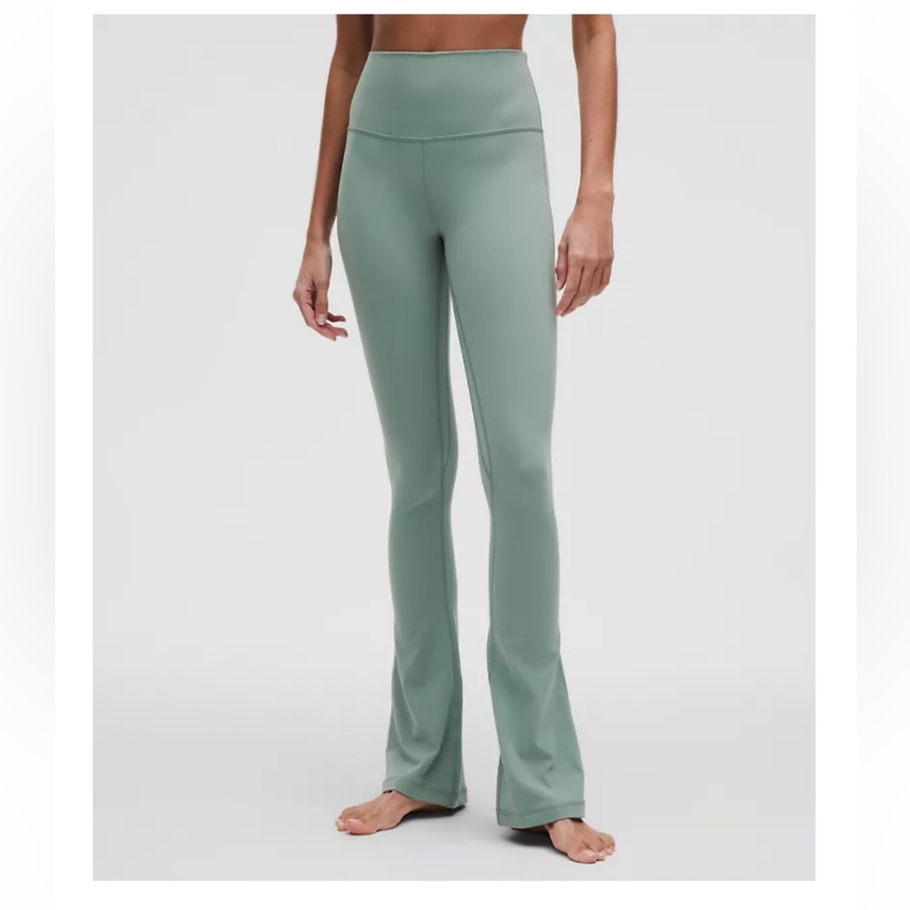 Lululemon Align High Rise Mini Flare Pants size 8 Crater Blue NWT